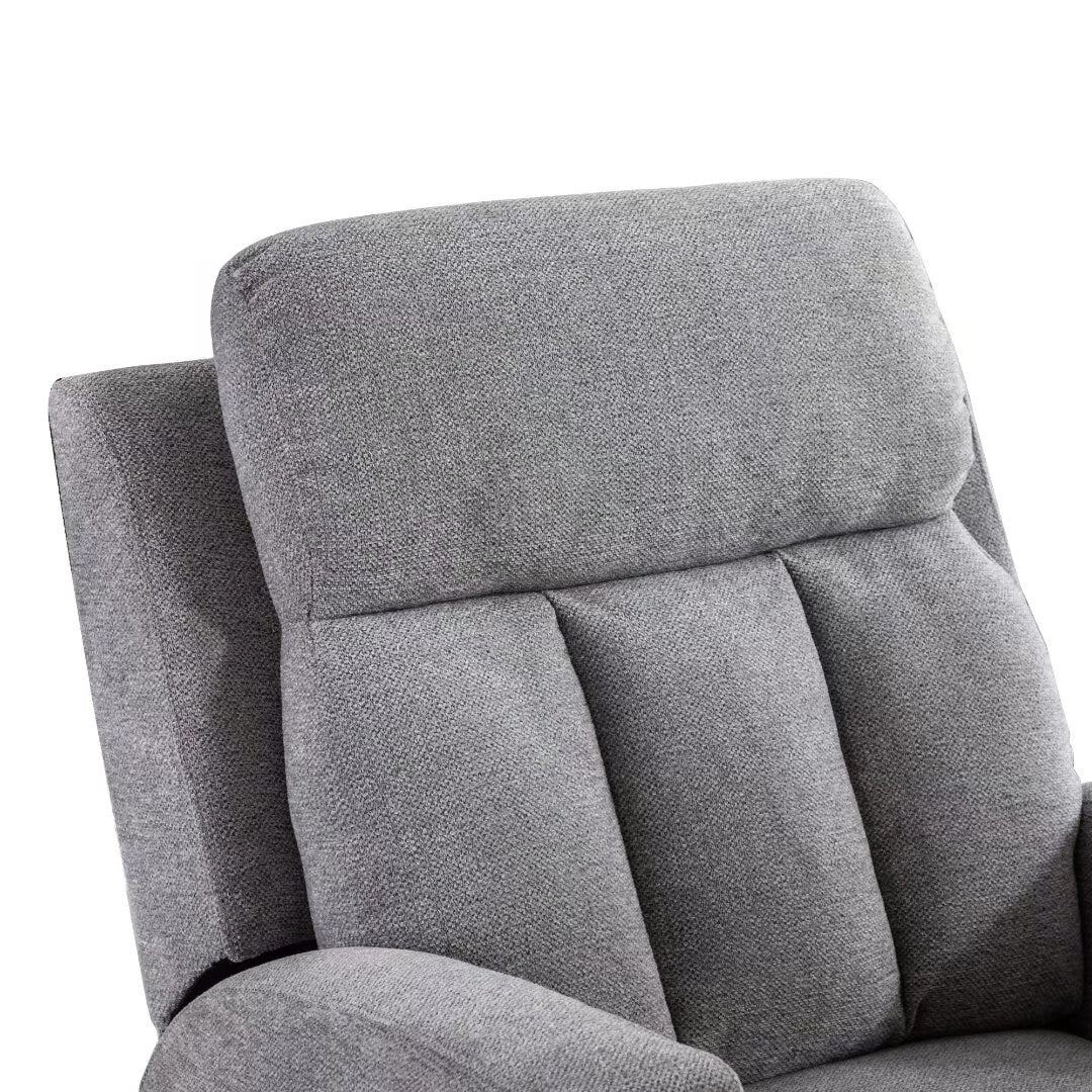 Massage Recliner and Manual Singles Sofa with Remote control