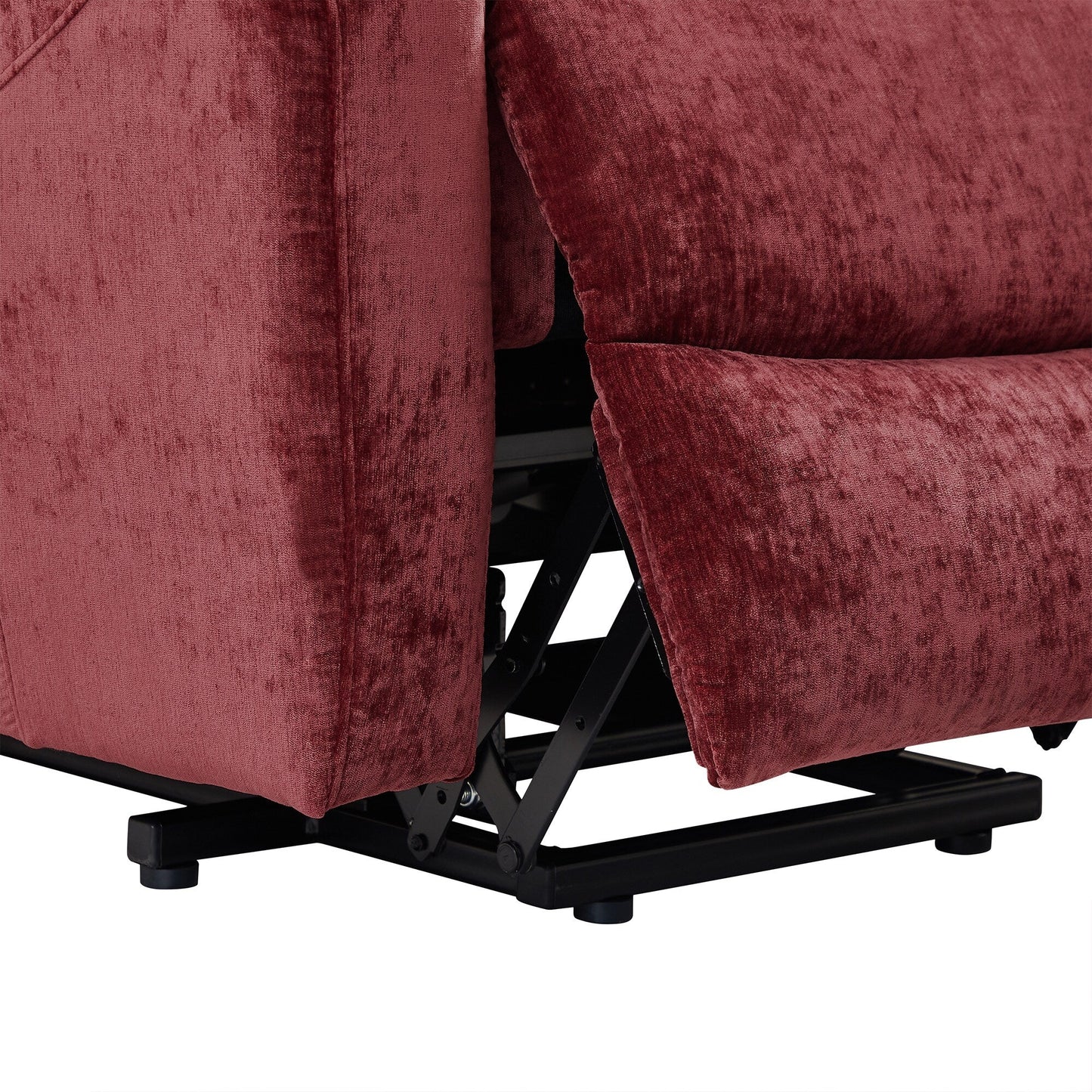 Electric Lift Chair with Massage and Heat, 8-Point Vibrating, 350 lbs Support, Reclines to 165°