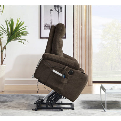 Electric Lift Massage Recliner with Lumbar Heat, 350?lbs & 45°-165° Recline