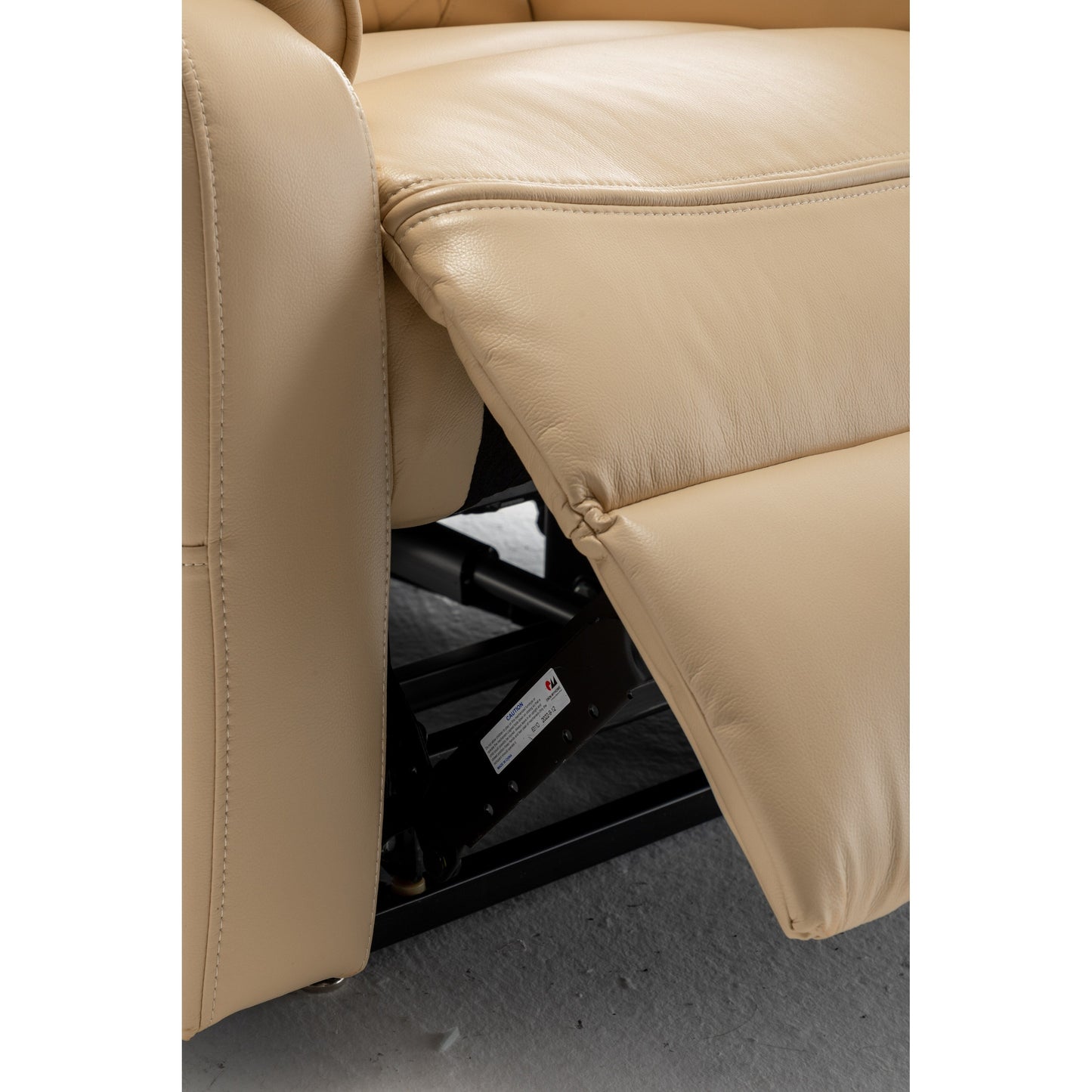 Electric Lift Recliner Chair for Elderly with 180Â° Full Recline, OKIN Motor, Wide Seat, and Side Pockets