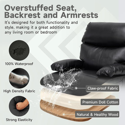 Electric Lift Recliner, Power Lift Recliner Chair with Waterproof Fabric
