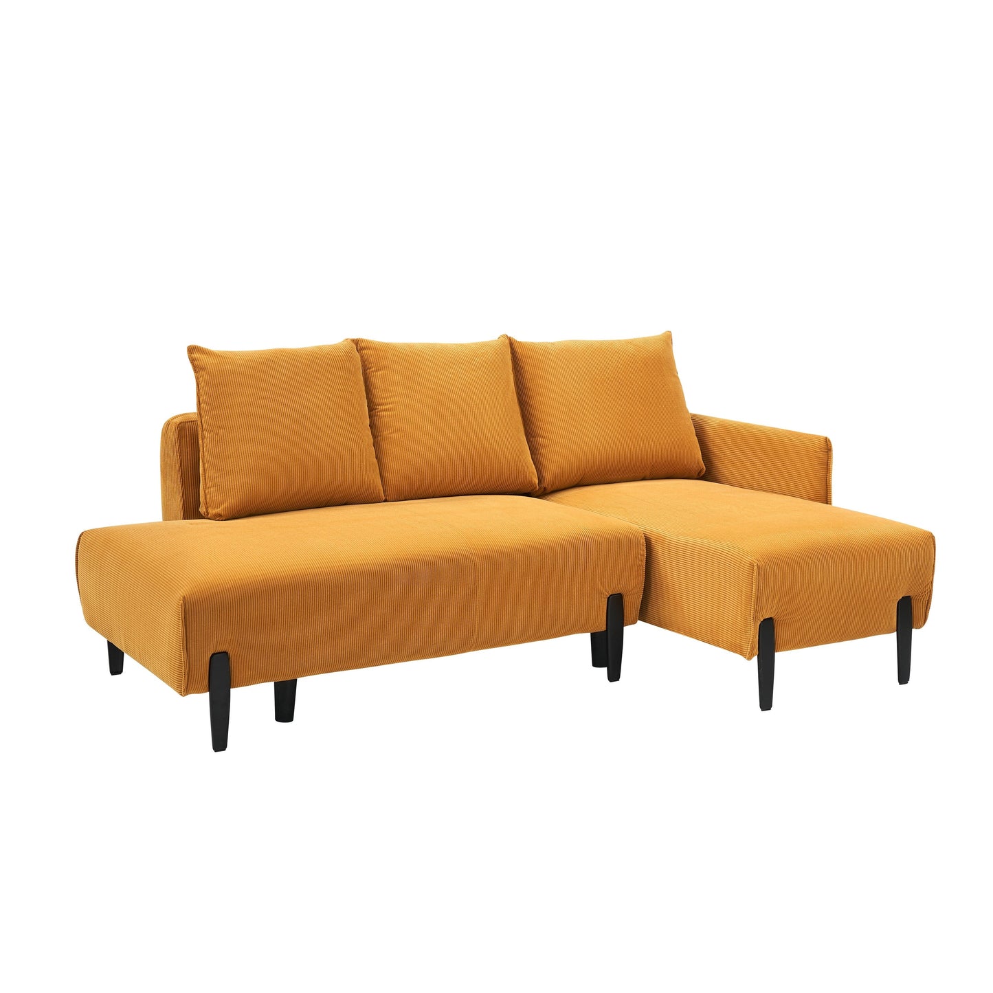 Elegant 79.50-Inch Velvet Sofa - Spacious Love Seat with Metal Trim and 3 Pillows for Modern Spaces