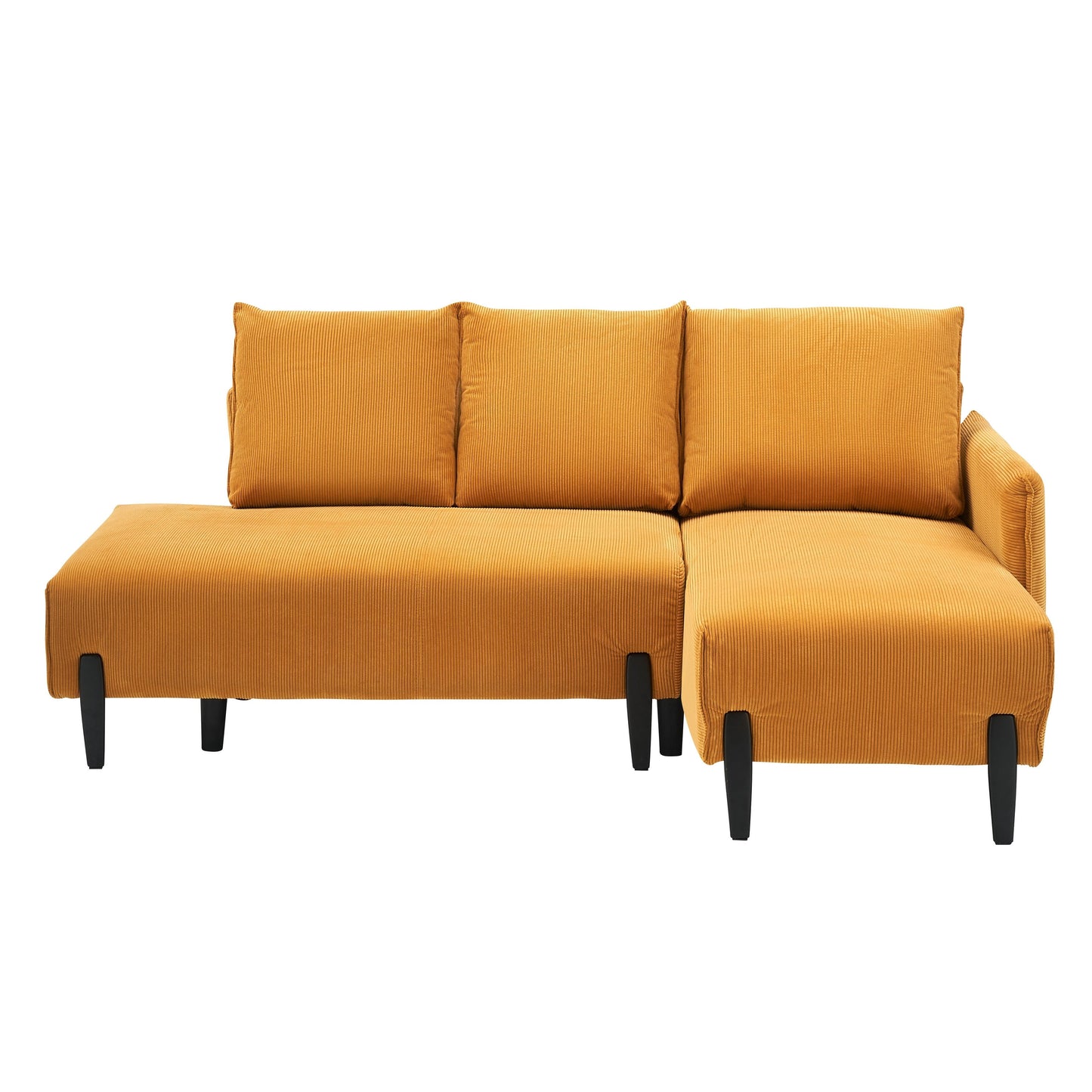 Elegant 79.50-Inch Velvet Sofa - Spacious Love Seat with Metal Trim and 3 Pillows for Modern Spaces