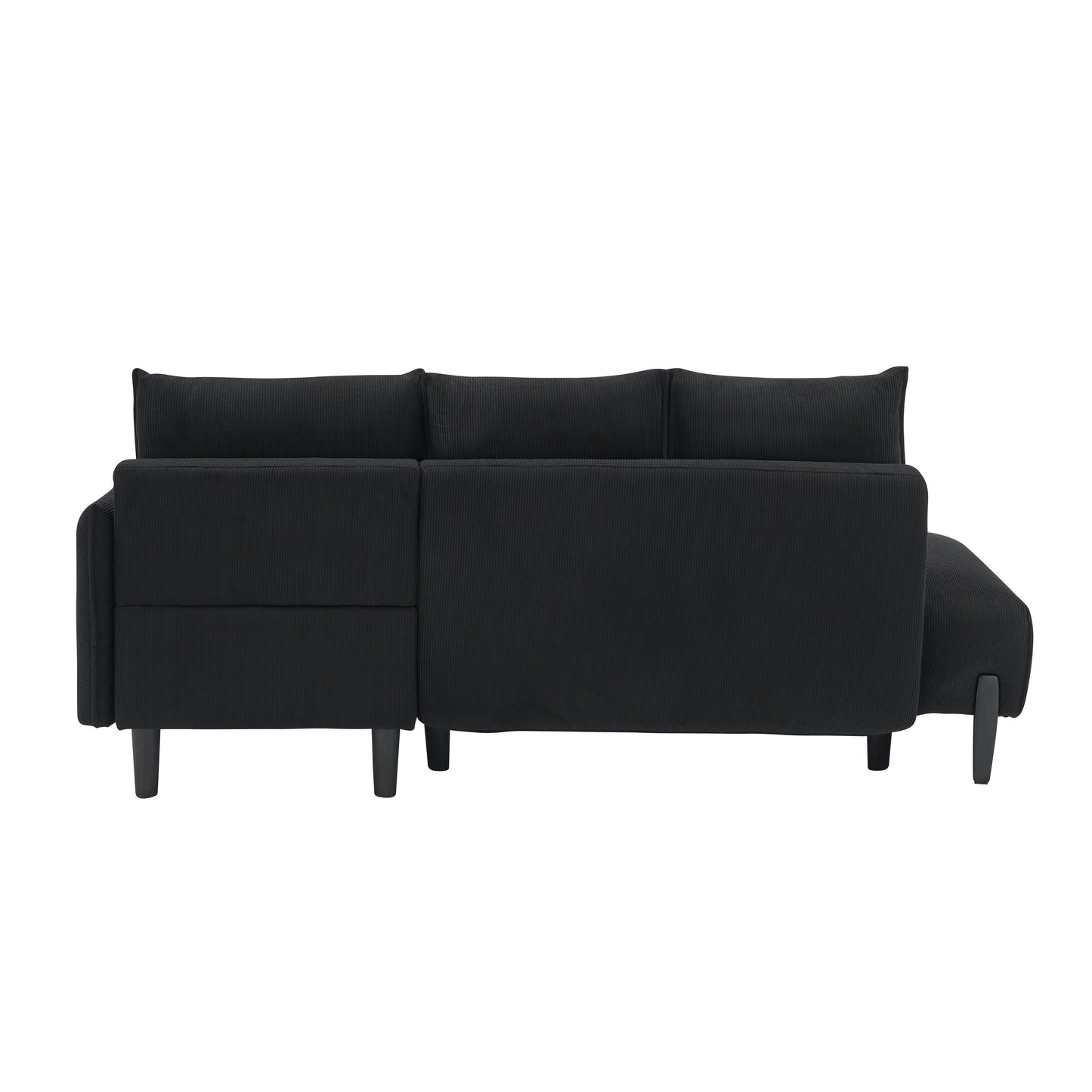 Elegant 79.50-Inch Velvet Sofa - Spacious Love Seat with Metal Trim and 3 Pillows for Modern Spaces