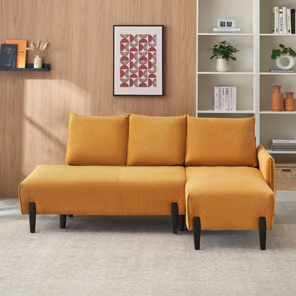 Elegant 79.50-Inch Velvet Sofa - Spacious Love Seat with Metal Trim and 3 Pillows for Modern Spaces
