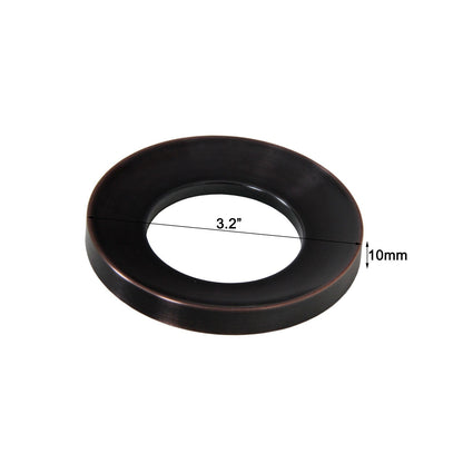 Elite Oil-rubbed Bronze Tall Single-handle Bathroom Vessel Faucet and Pop-up Drain