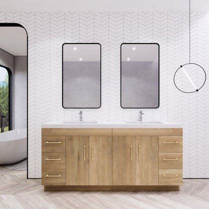 Eliza 72'' Freestanding Vanity with Double Sink