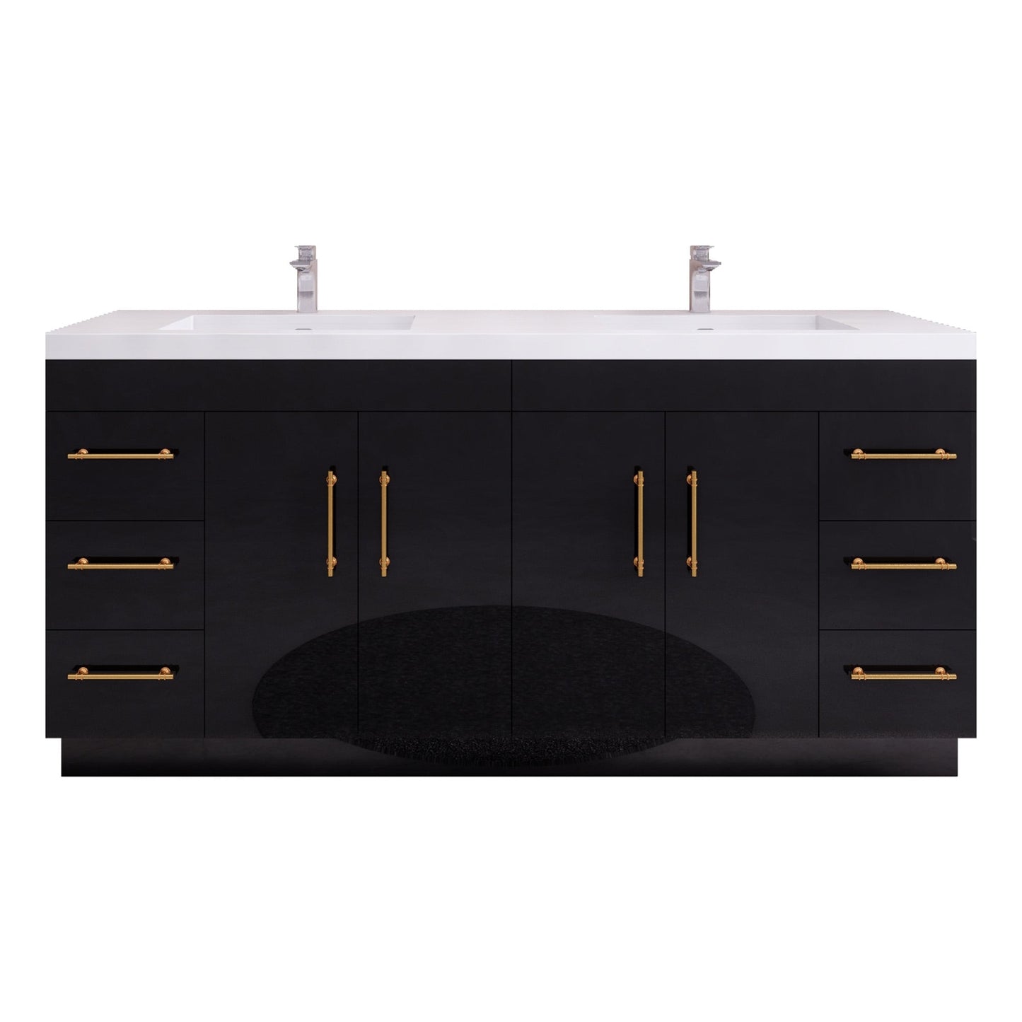 Eliza 72'' Freestanding Vanity with Double Sink