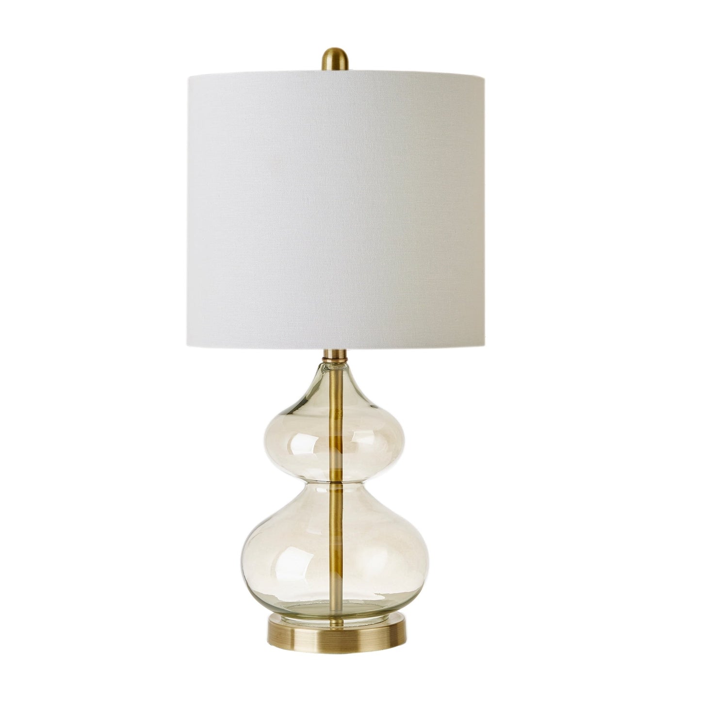 Ellipse Curved Gourd Glass Table Lamp, Set of 2