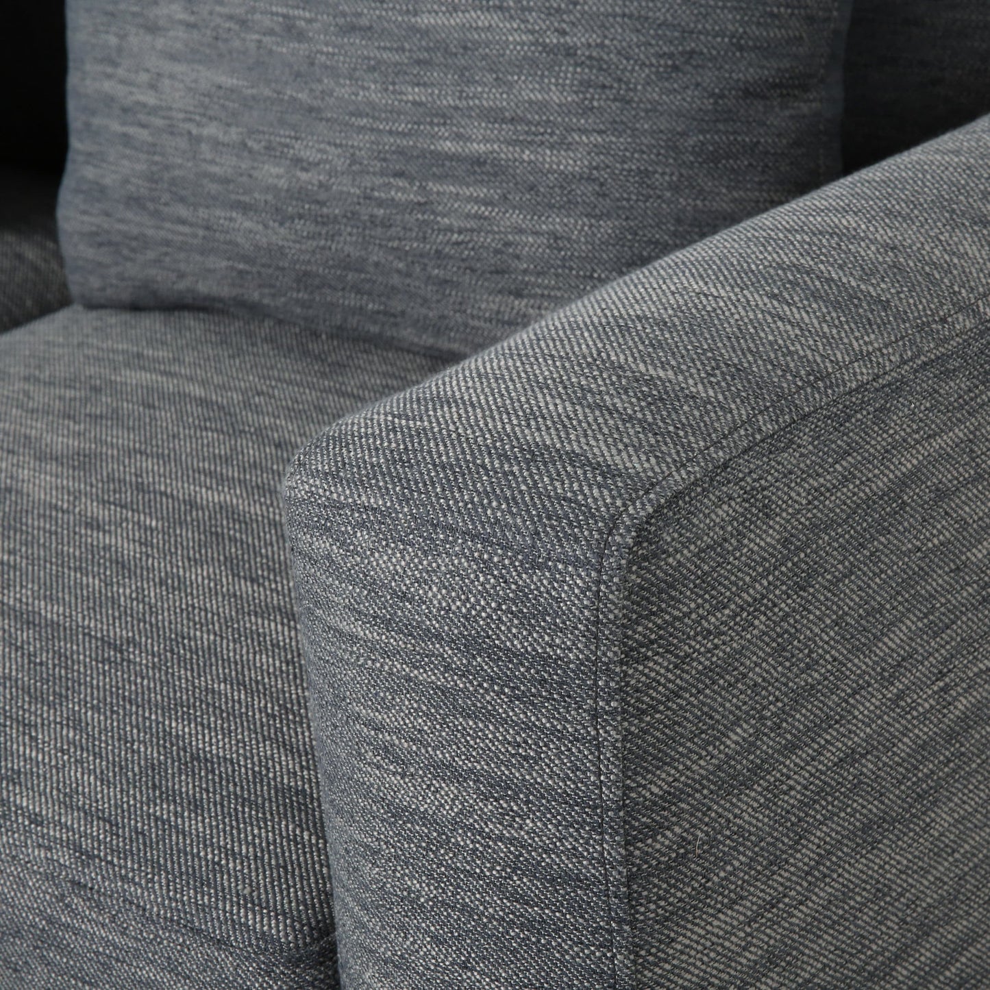 Elliston Fabric Contemporary 3-seater Sofa with Accent Pillows by Christopher Knight Home