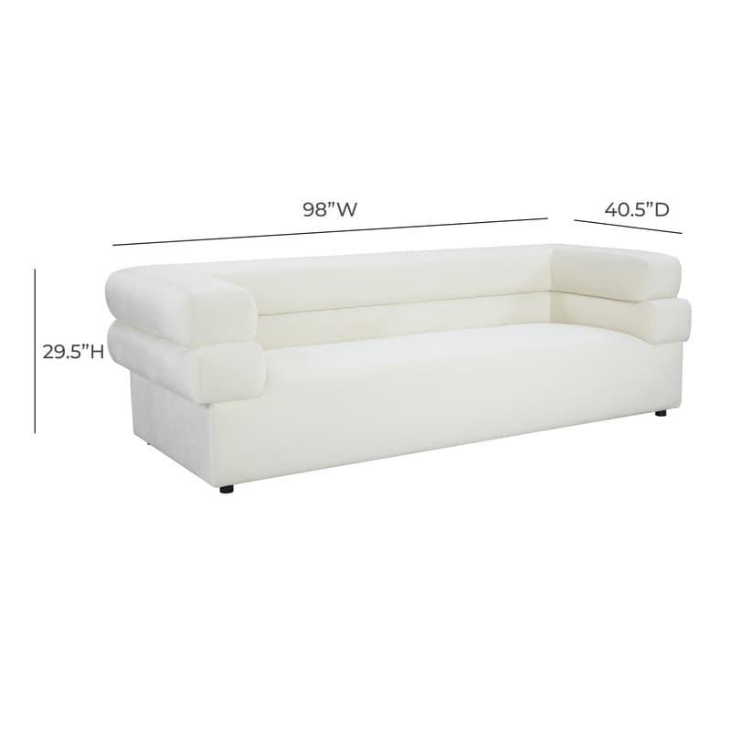 Elsa Upholstered Sofa by Inspire Me Home Decor