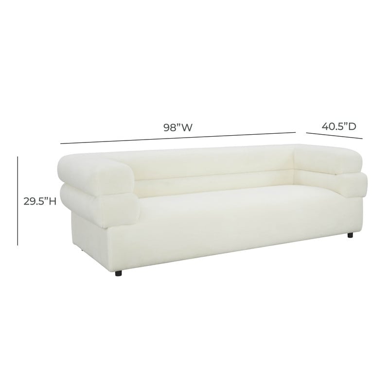 Elsa Upholstered Sofa by Inspire Me Home Decor