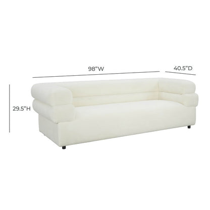 Elsa Upholstered Sofa by Inspire Me Home Decor