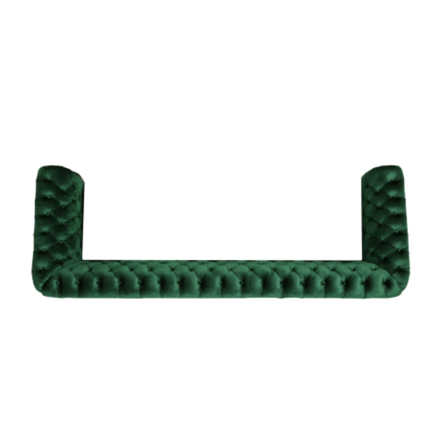 Emerald Chesterfield 84.75 Button Tufted Upholstered 3-seater Sofa with Nailheads and Wood Legs for Living Room
