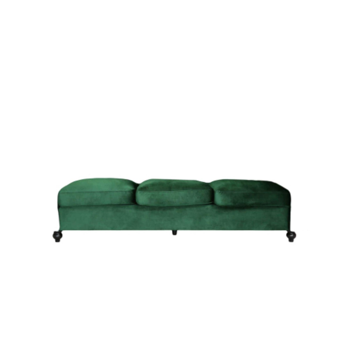 Emerald Chesterfield 84.75 Button Tufted Upholstered 3-seater Sofa with Nailheads and Wood Legs for Living Room