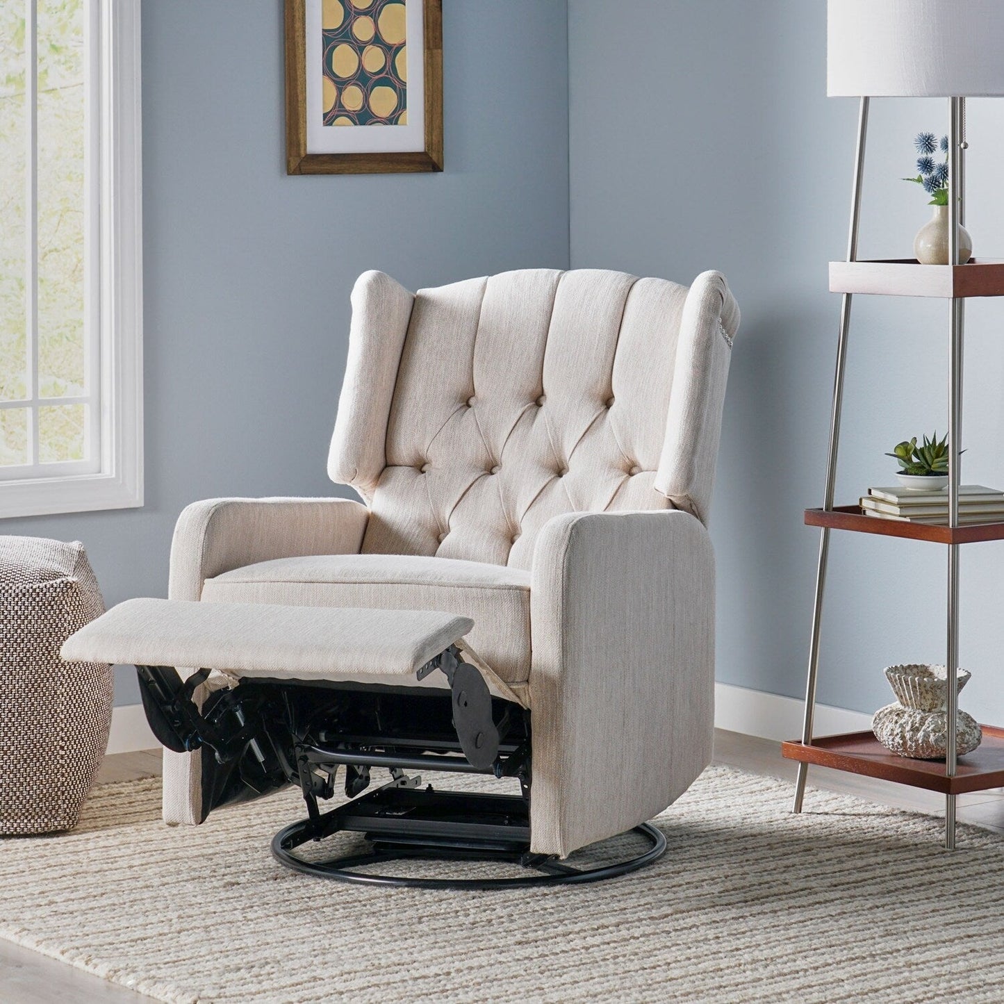 Exquisite Manual Recliner Chair with Versatile Functions for Home