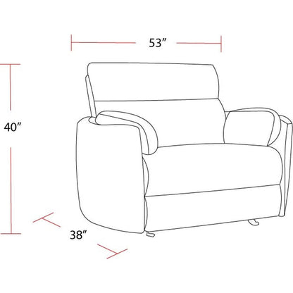 Fairview Home Extra Wide Power Glider Recliner