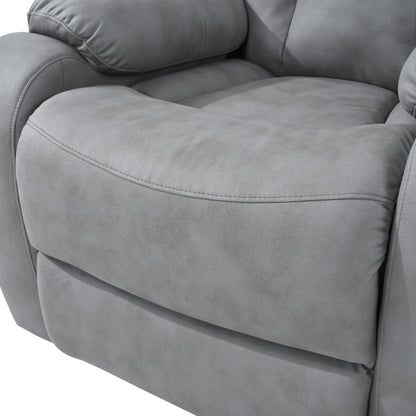 Fabric Power Lift Recliner Chair for Elderly, with Remote Control, Overstuffed Cushion, Side Pocket, and Heavy-Duty Frame