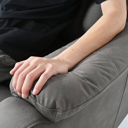 Fabric Power Lift Recliner Chair for Elderly, with Remote Control, Overstuffed Cushion, Side Pocket, and Heavy-Duty Frame