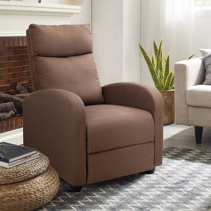 Fabric Recliner Chair Massage Recliner Sofa Chair Adjustable Reclining Chairs Home Theater Single Modern