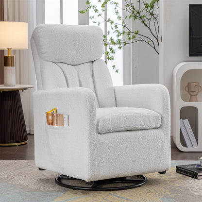 Fabric Swivel Rocking Chair Gilder Chair