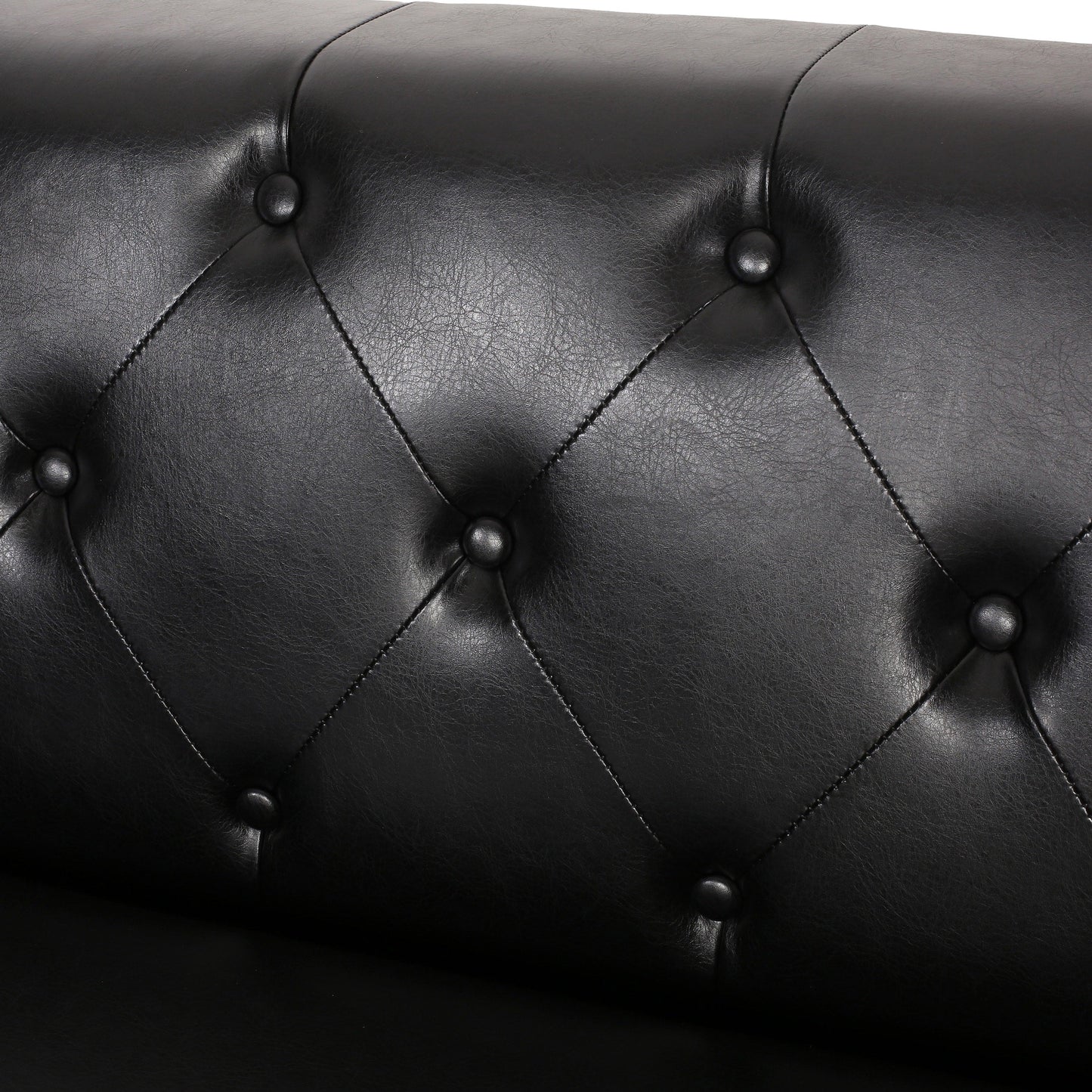 Faraway Modern Tufted Sofa w/ Accent Pillows by Christopher Knight Home