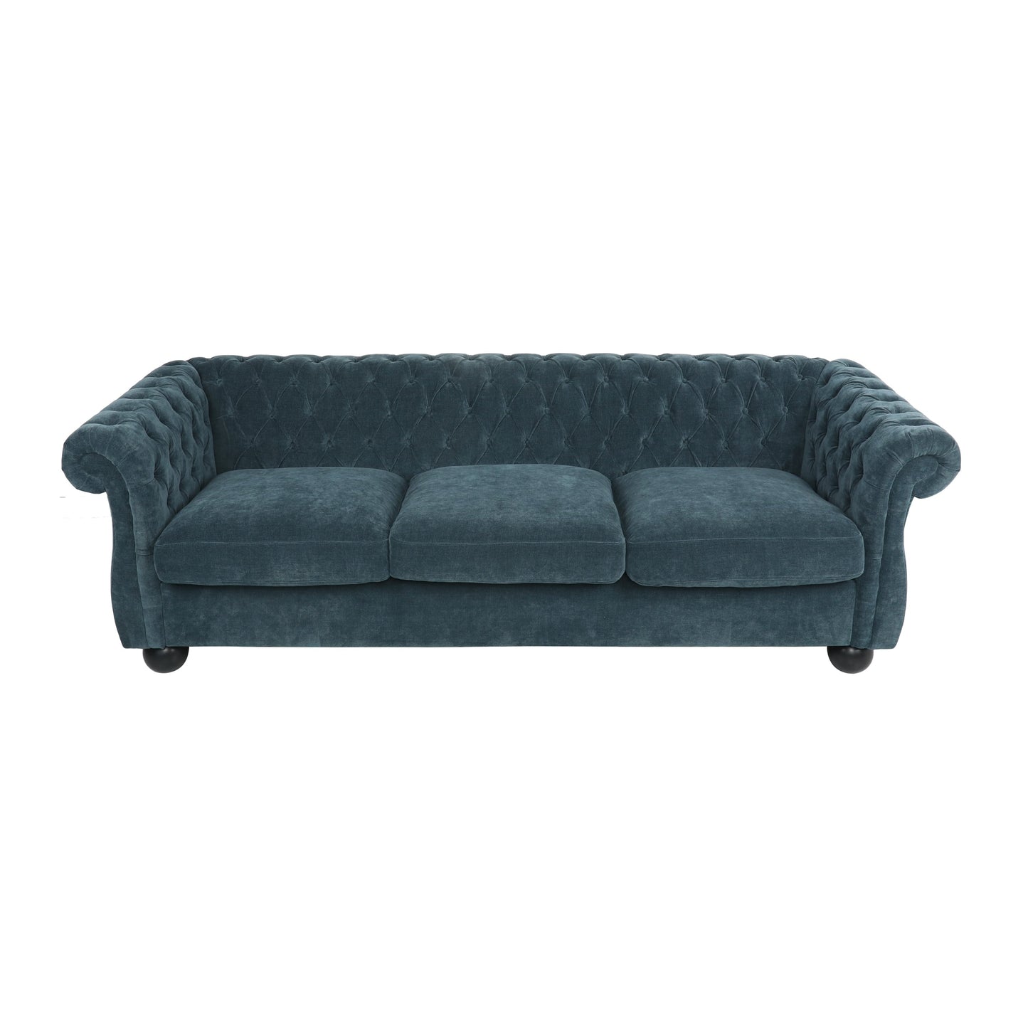 Farhart Tufted 3 Seater Sofa by Christopher Knight Home