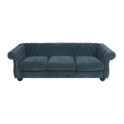 Farhart Tufted 3 Seater Sofa by Christopher Knight Home