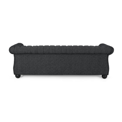 Farhart Tufted 3 Seater Sofa by Christopher Knight Home