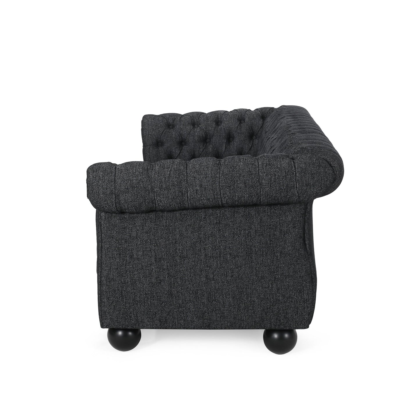 Farhart Tufted 3 Seater Sofa by Christopher Knight Home
