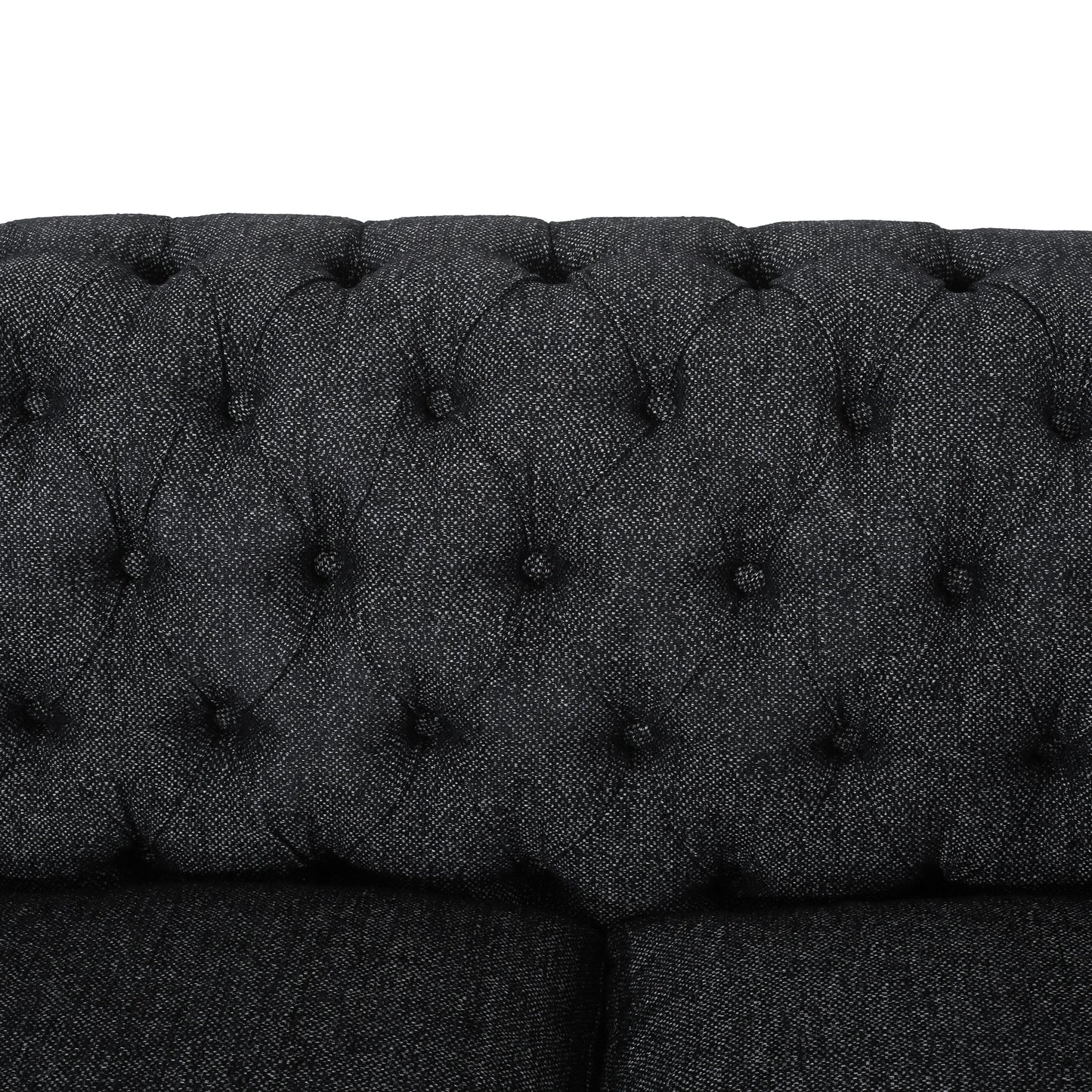 Farhart Tufted 3 Seater Sofa by Christopher Knight Home