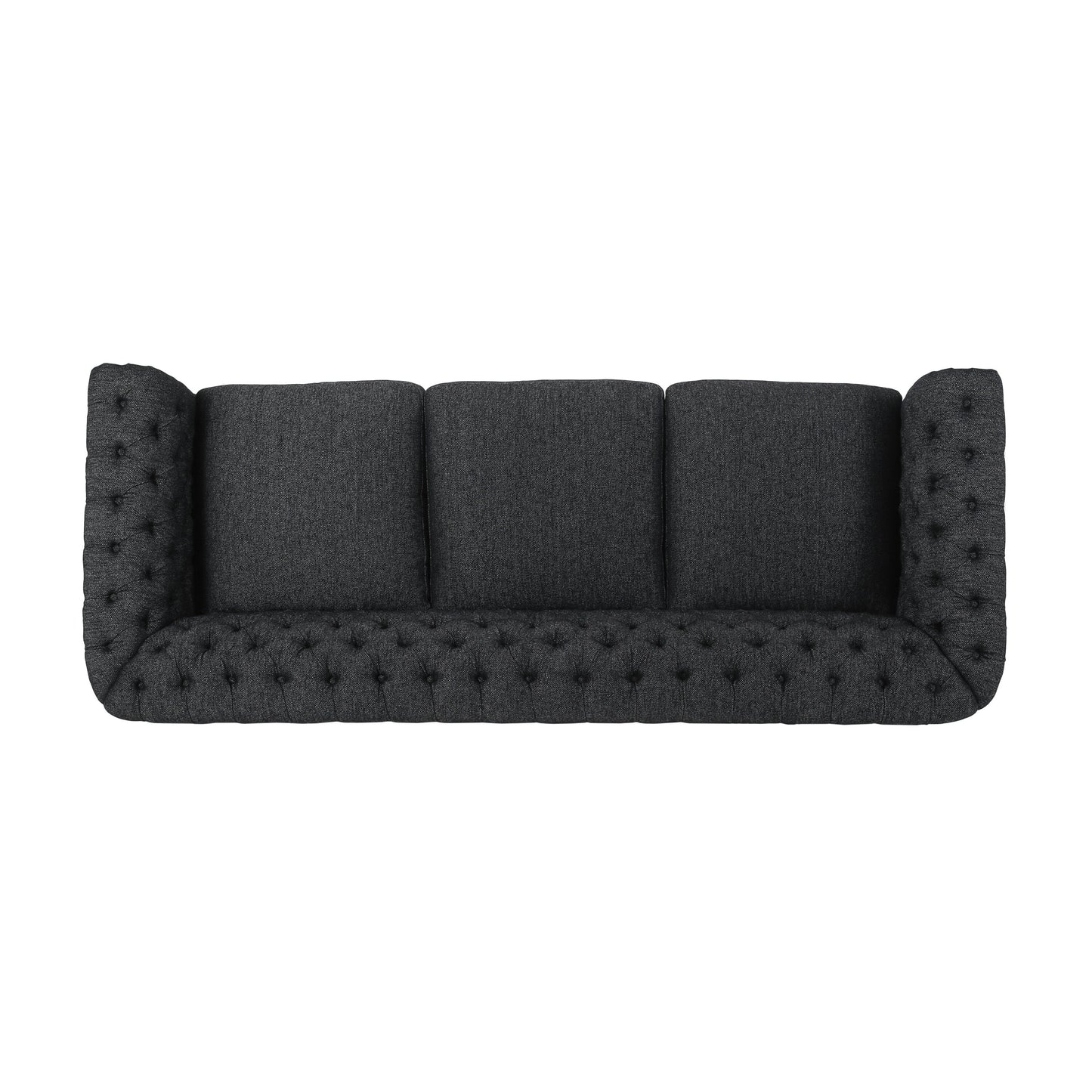 Farhart Tufted 3 Seater Sofa by Christopher Knight Home