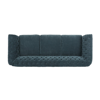 Farhart Tufted 3 Seater Sofa by Christopher Knight Home
