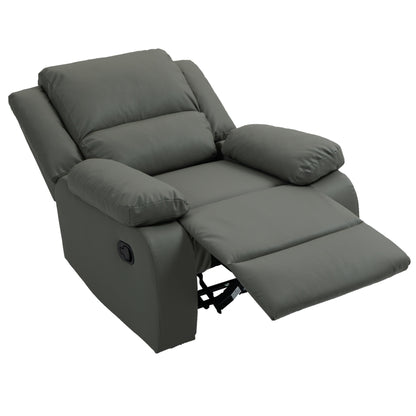 Faux Leather Lounge Chair Single Sofa Adjustable Recliners