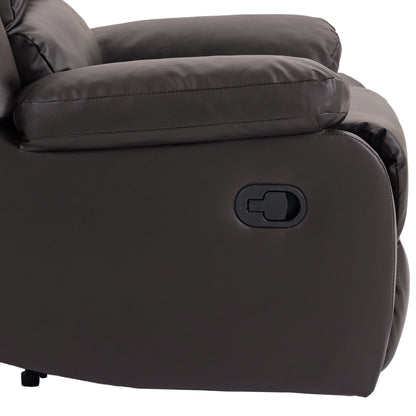 Faux Leather Lounge Chair Single Sofa Adjustable Recliners