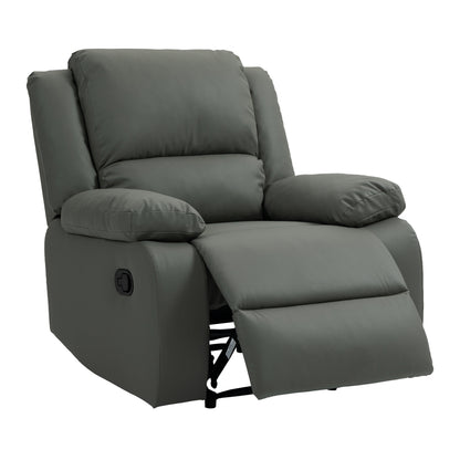 Faux Leather Lounge Chair Single Sofa Adjustable Recliners