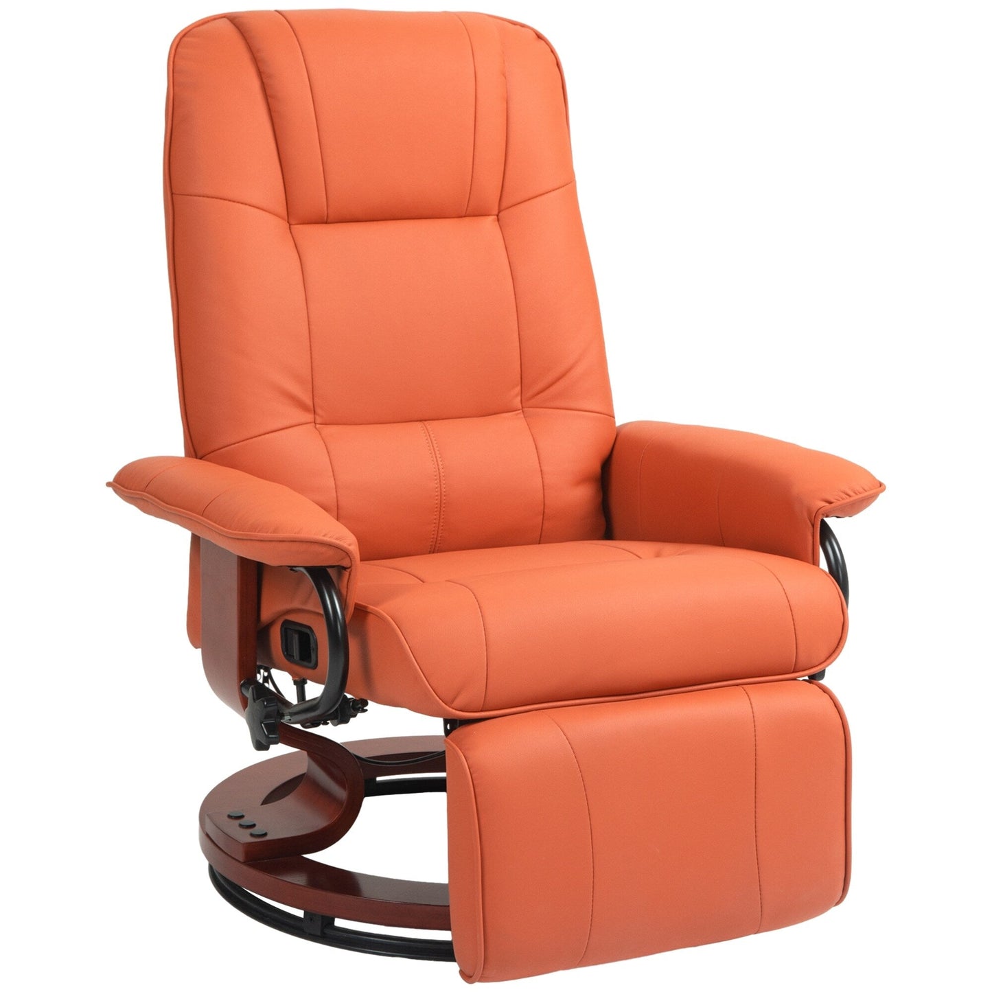 Faux Leather Manual Recliner