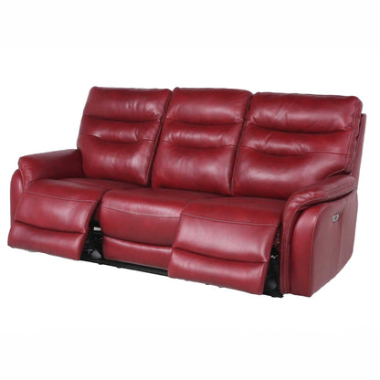 Favara 84 Upholstered Power Reclining Sofa, Red