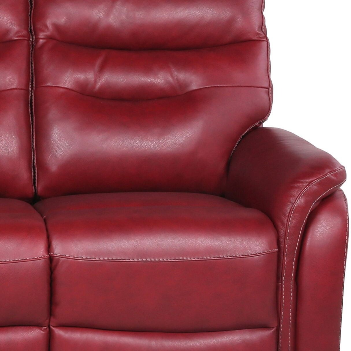 Favara 84 Upholstered Power Reclining Sofa, Red
