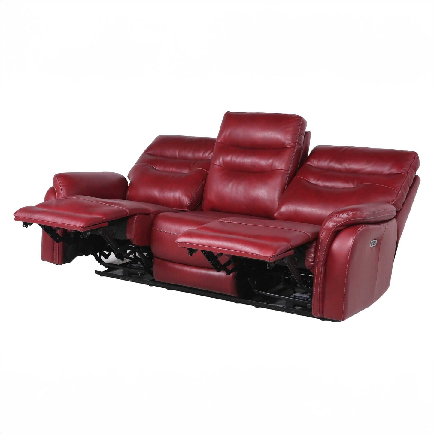 Favara 84 Upholstered Power Reclining Sofa, Red