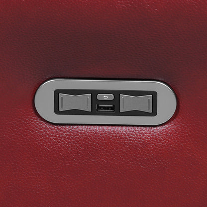 Favara 84 Upholstered Power Reclining Sofa, Red