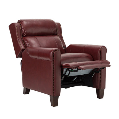 Felisa 32.48 Wide Genuine Leather Manual Recline Set of 2
