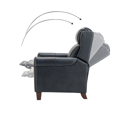 Felisa 32.48 Wide Genuine Leather Manual Recline Set of 2