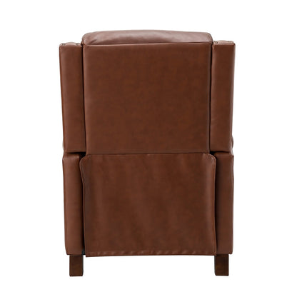 Felisa 32.48 Wide Genuine Leather Manual Recliner