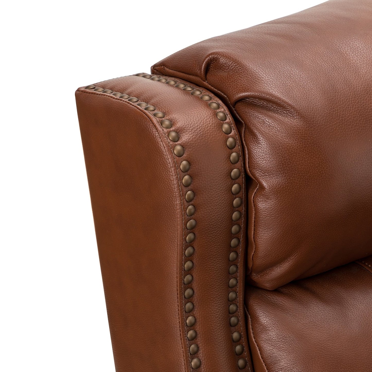 Felisa 32.48 Wide Genuine Leather Manual Recliner