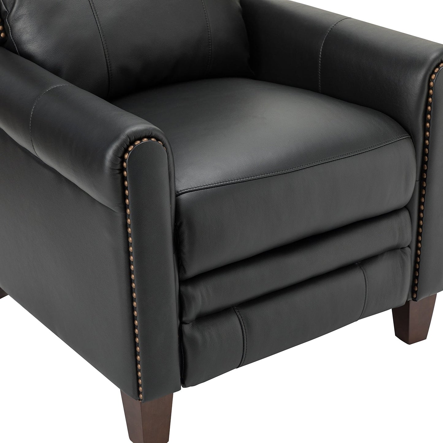 Felisa 32.48 Wide Genuine Leather Manual Recliner
