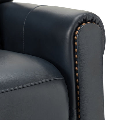Felisa 32.48 Wide Genuine Leather Manual Recliner