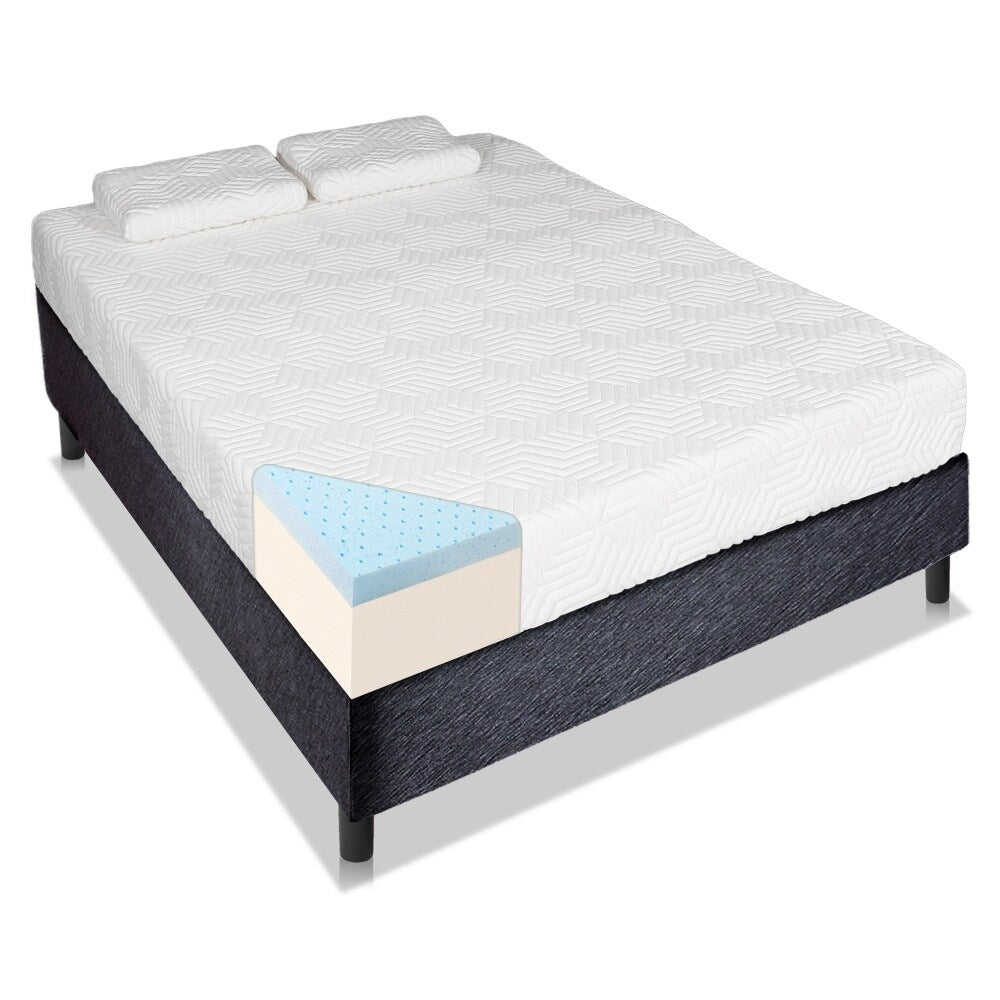 Firm Memory Foam Mattress 10 with 2 Free GEL Pillows