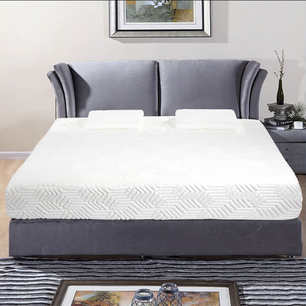 Firm Memory Foam Mattress 10 with 2 Free GEL Pillows