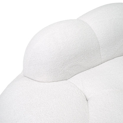 Floor Couch, Modern Loveseat Sofa, Lazy Sofa Round Floor Sofas, Cloud Memory Foam Boneless Couches for Living Room, Apartment